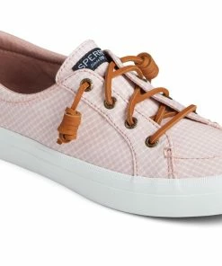 Sperry Top-Sider Sperry® Women's Crest Vibe Mini Check Sneaker - Coral/White