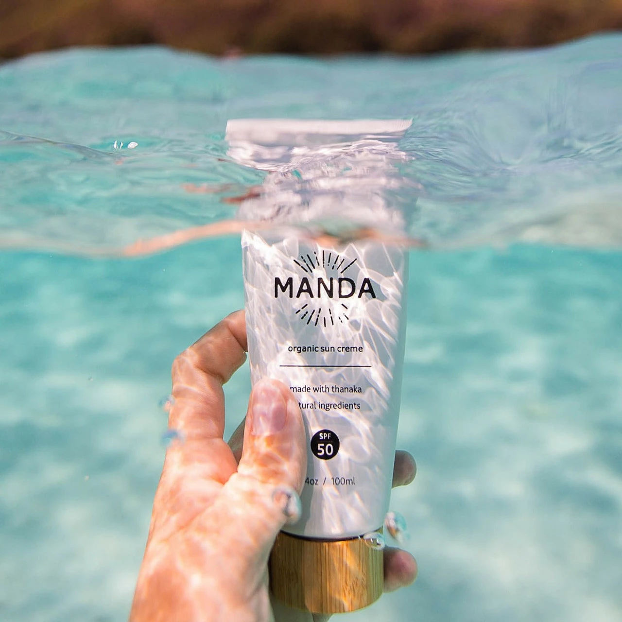 Manda Organic Sun Crème SPF 50 - 3.4oz - Image 3