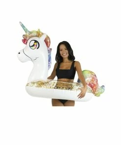 Pool Candy PoolCandy Glitter Unicorn Beach & Pool Tube - 42in