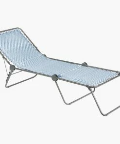 Lafuma® Siesta Padded Sunlounger - Marine Blue Stripe