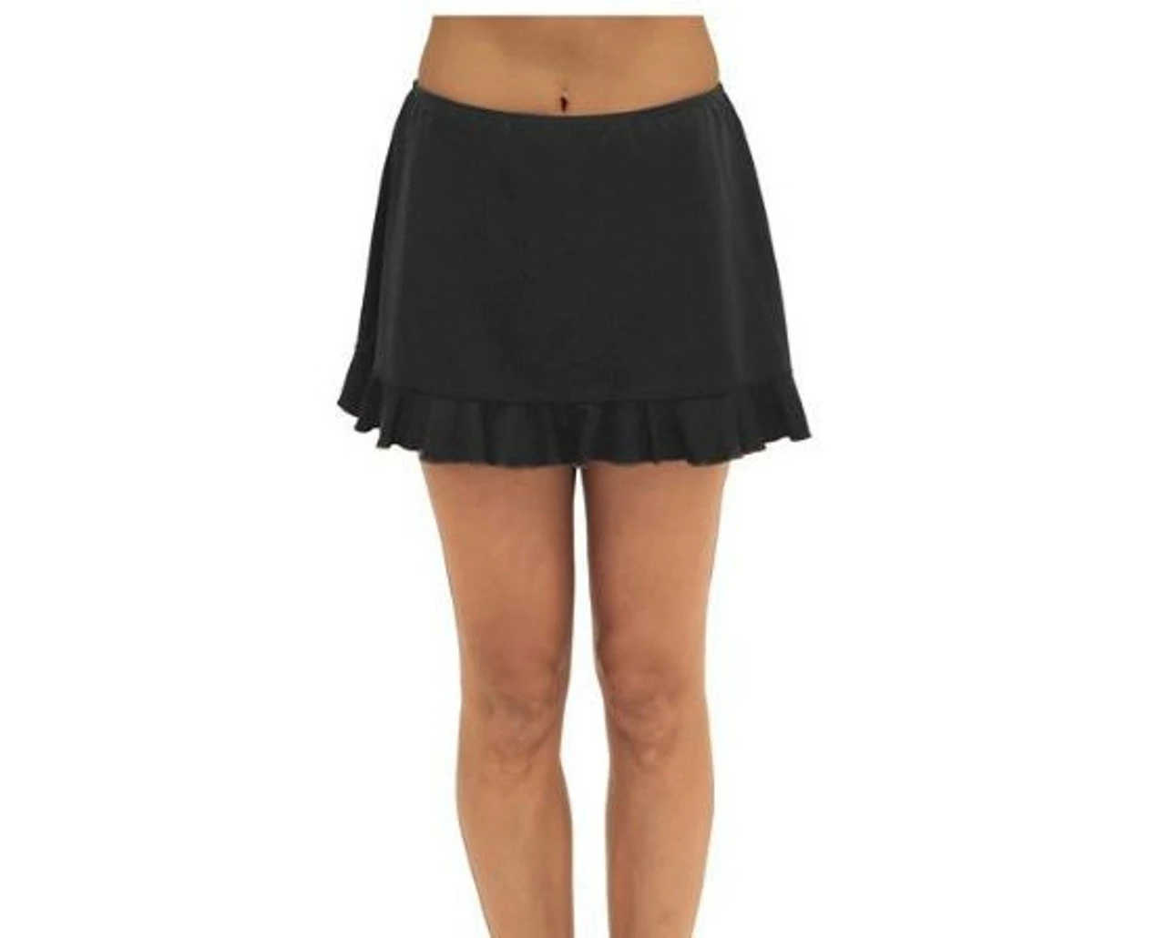 Fit4U Fit 4U™ Swim Skirted Bottom With Flounce - Black