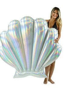 Pool Candy PoolCandy Holographic Oyster Pool Raft
