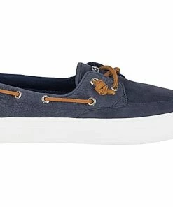 Sperry Top-Sider Sperry® Women's Crest Boat Barrel Washable Tie Sneaker - Navy