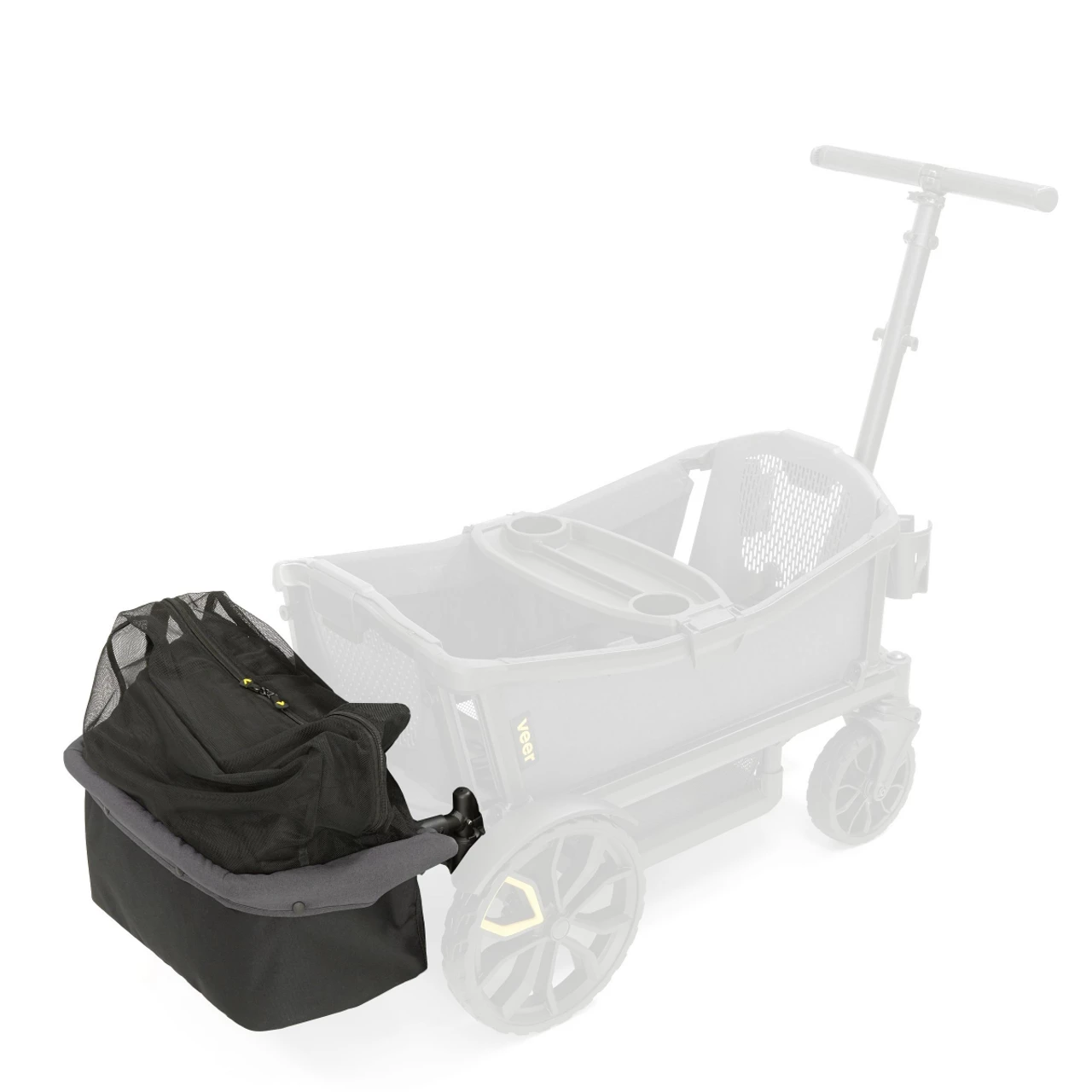 VEER Foldable Rear Basket - BLACK *Cart Not Included*
