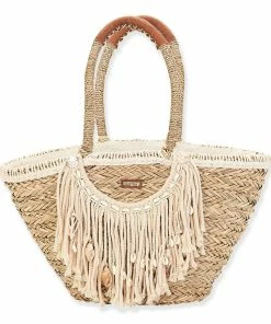 Sun N Sand Sun 'N' Sand® Seagrass Cotton Shoulder Tote - Natural