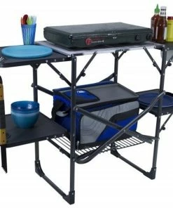 GCI Outdoor™ Slim-Fold Cook Station™ - Black Chrome