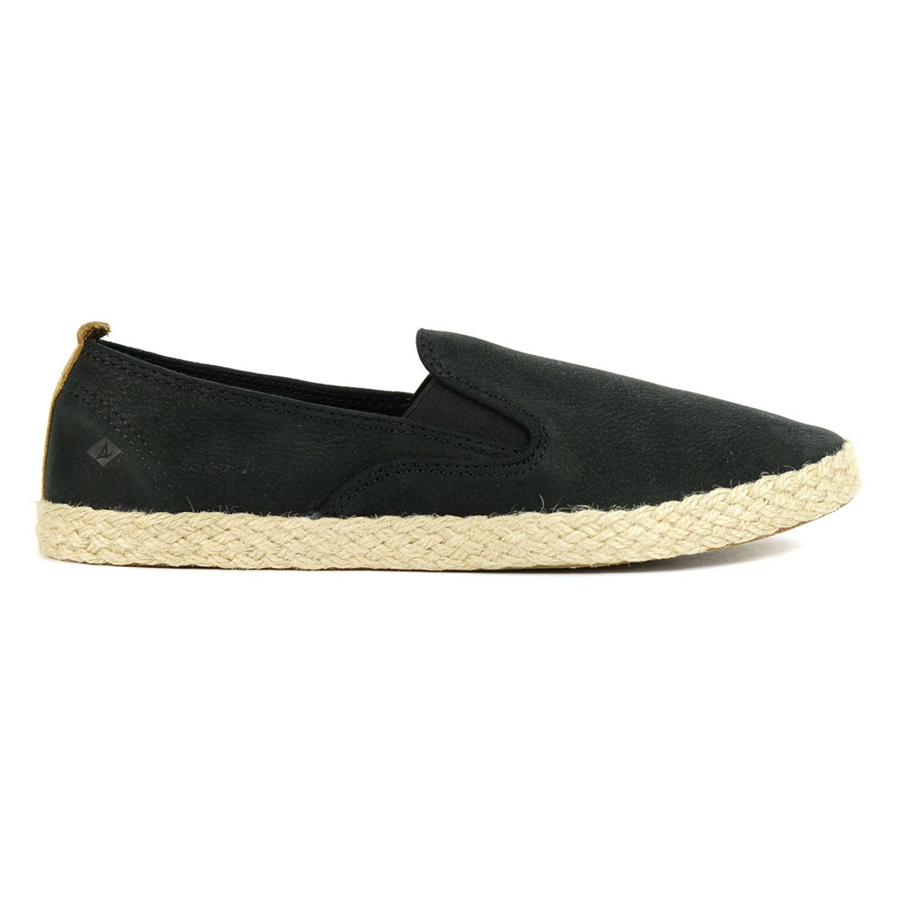 Sperry Top-Sider Sperry® Women's Sailor Twin Gore Leather/Jute Boat Shoe - Black - Image 2