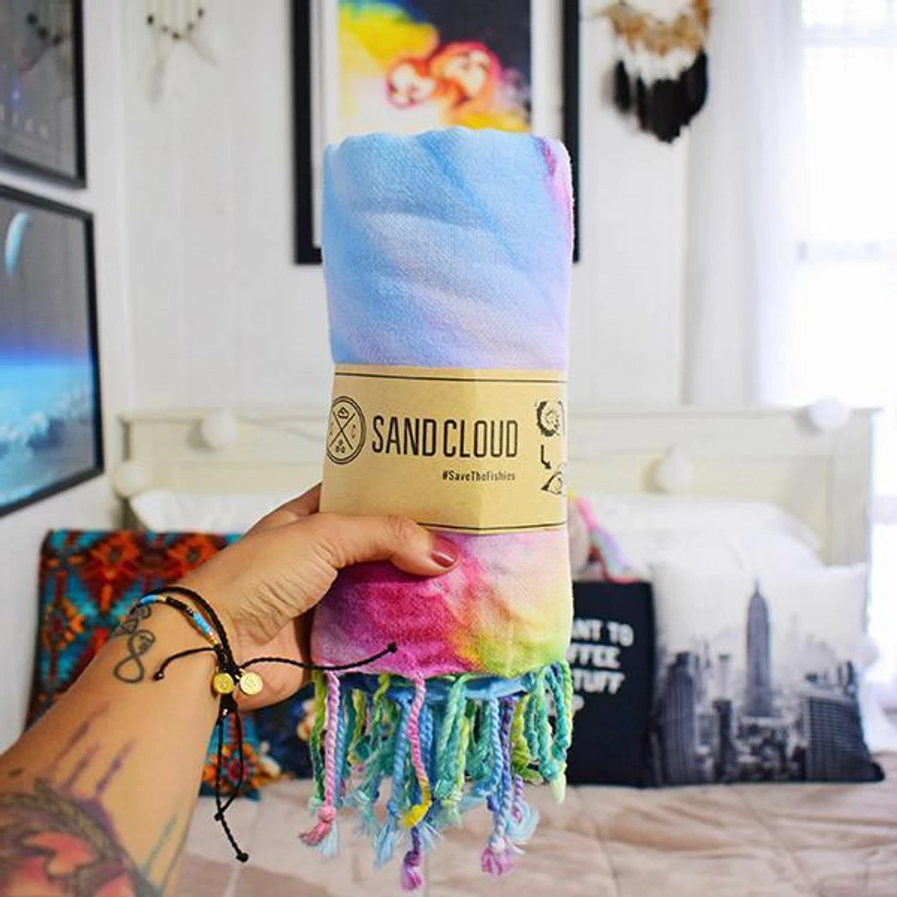 Sand Cloud 100% Turkish Organic Cotton Towel - Steller - 38x64 - Image 2