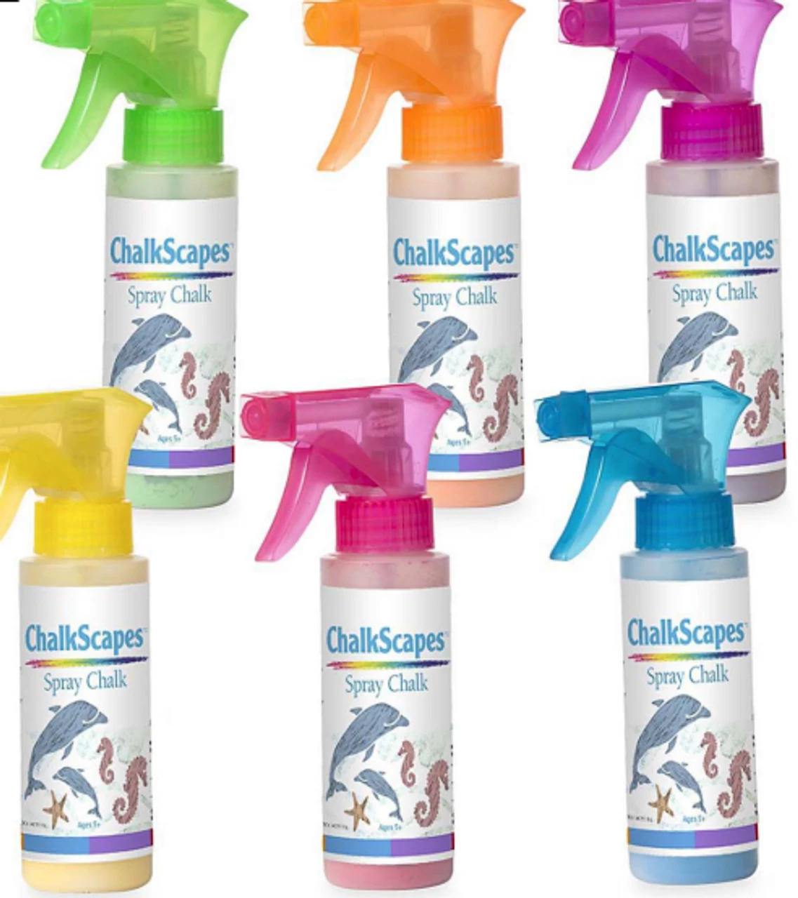 HearthSong Hearth Song Chalkscapes Spray Chalk (Set Of 6)