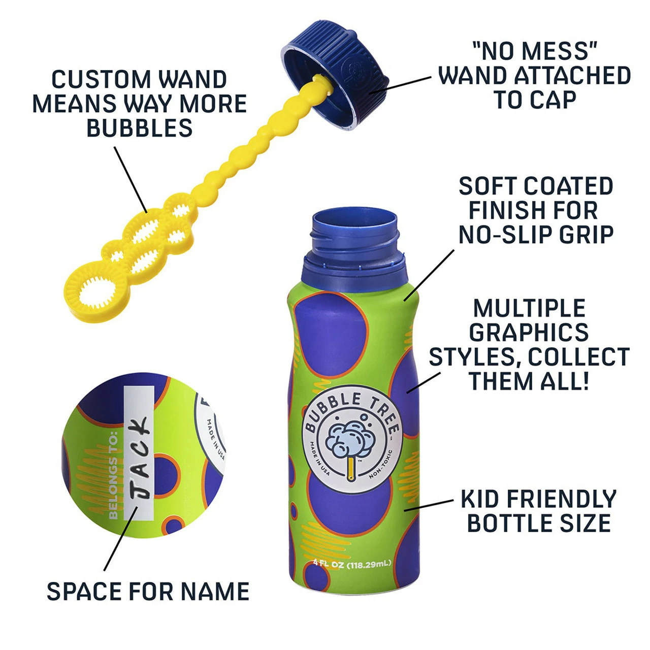 Bubble Tree™ 2 Bottles & 1 Liter Bubble Solution - Image 5