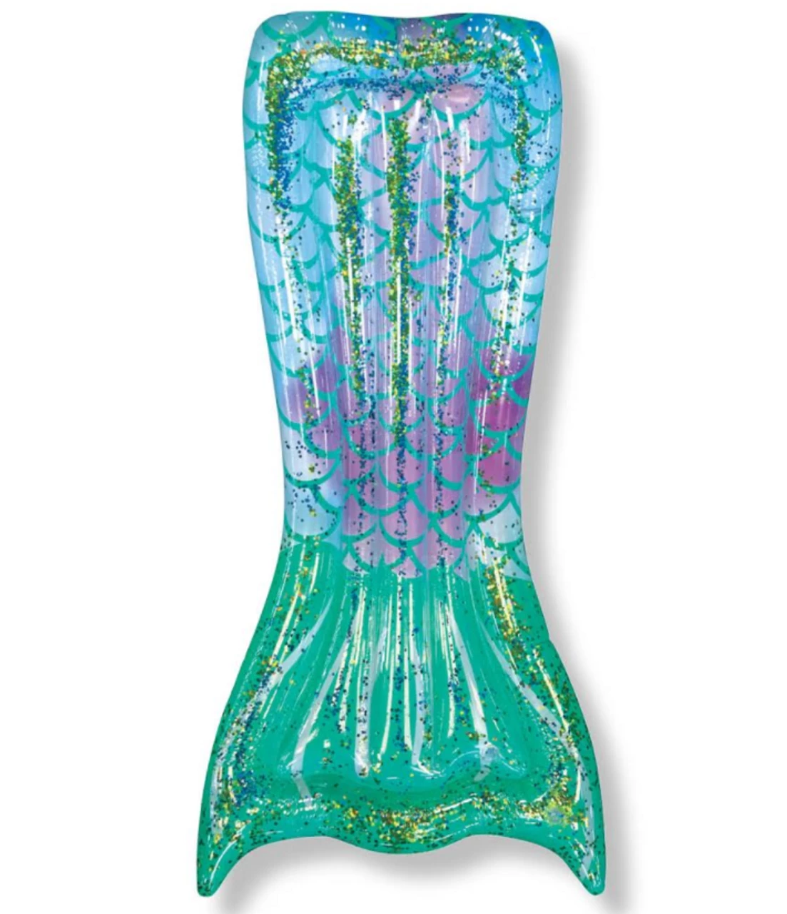 George Marshall 72" X 34" Glitter Filled Mermaid Tail Float
