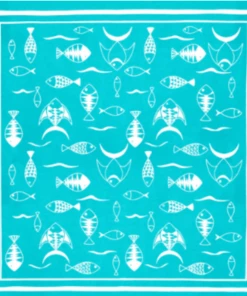 Beach Road Designs 6'x6' Beach Sheet - Fishes