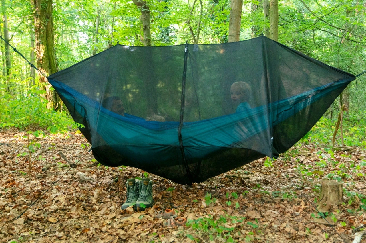 LA SIESTA® BugNet - 360° Protection Mosquito Net For Hammocks - Black - Image 3