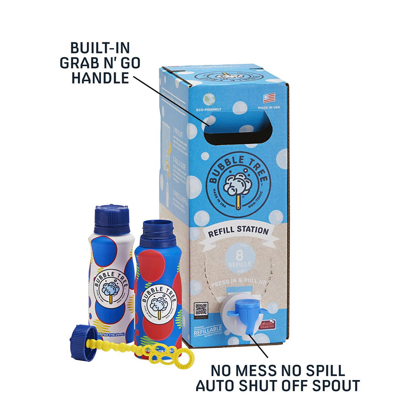 Bubble Tree™ 2 Bottles & 1 Liter Bubble Solution - Image 4