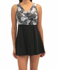 Fit 4U™ Whirlwind Wrap Dress - Black