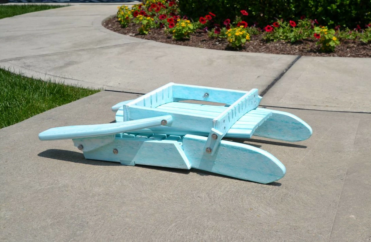 Furniture Barn USA Furniture Barn Toddler's Fanback Poly Folding Adirondack Chair - Image 3