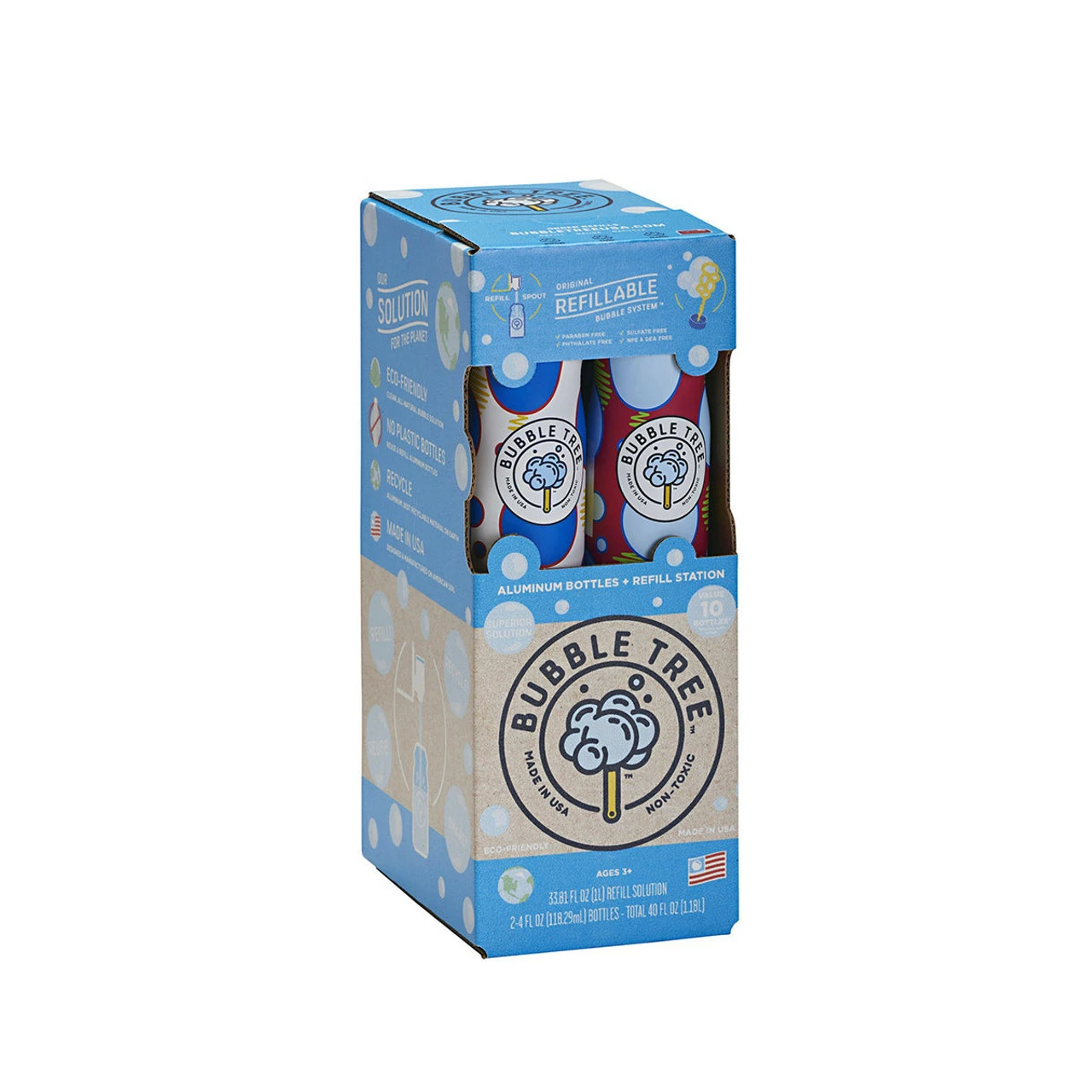 Bubble Tree™ 2 Bottles & 1 Liter Bubble Solution