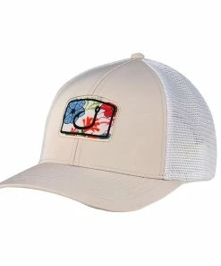 AVID MH22101 Sundaze Trucker Hat -Fish Floral White