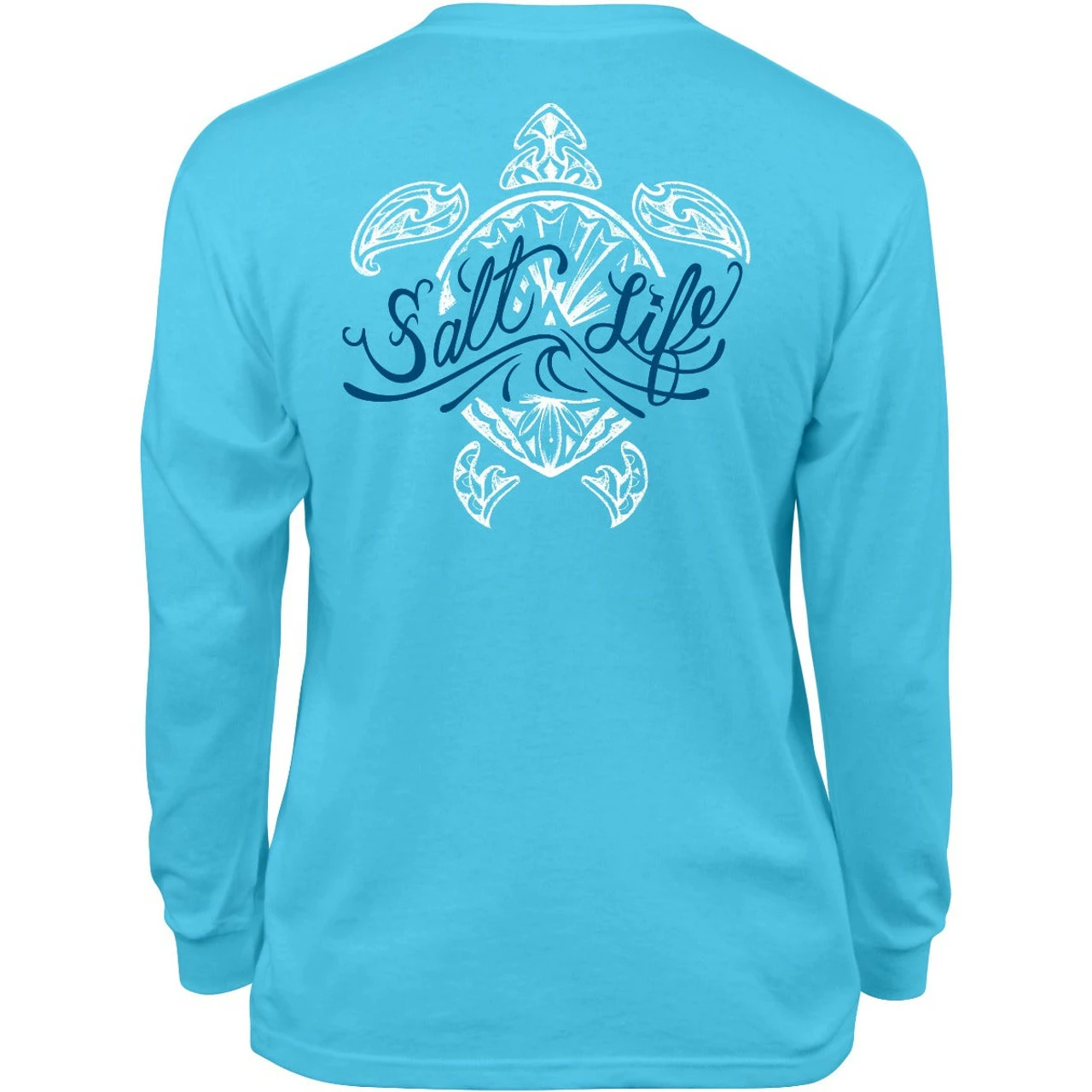Salt Life® Tiki Turtle Youth Long Sleeve Shirt - Pool