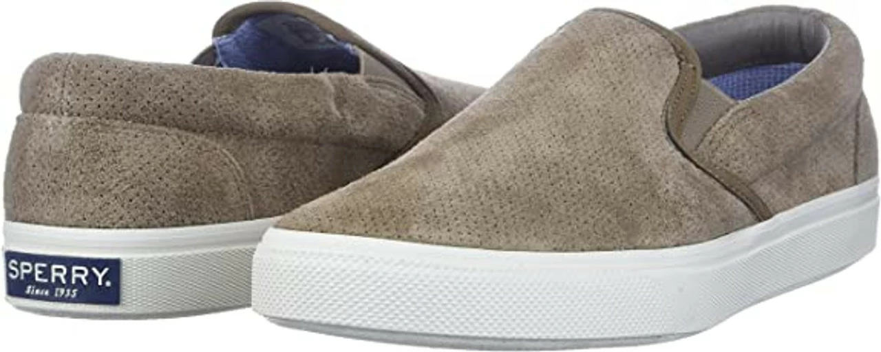 Sperry Top-Sider Sperry® Men's Striper PLUSHWAVE Slip On Sneaker - Taupe - Image 7