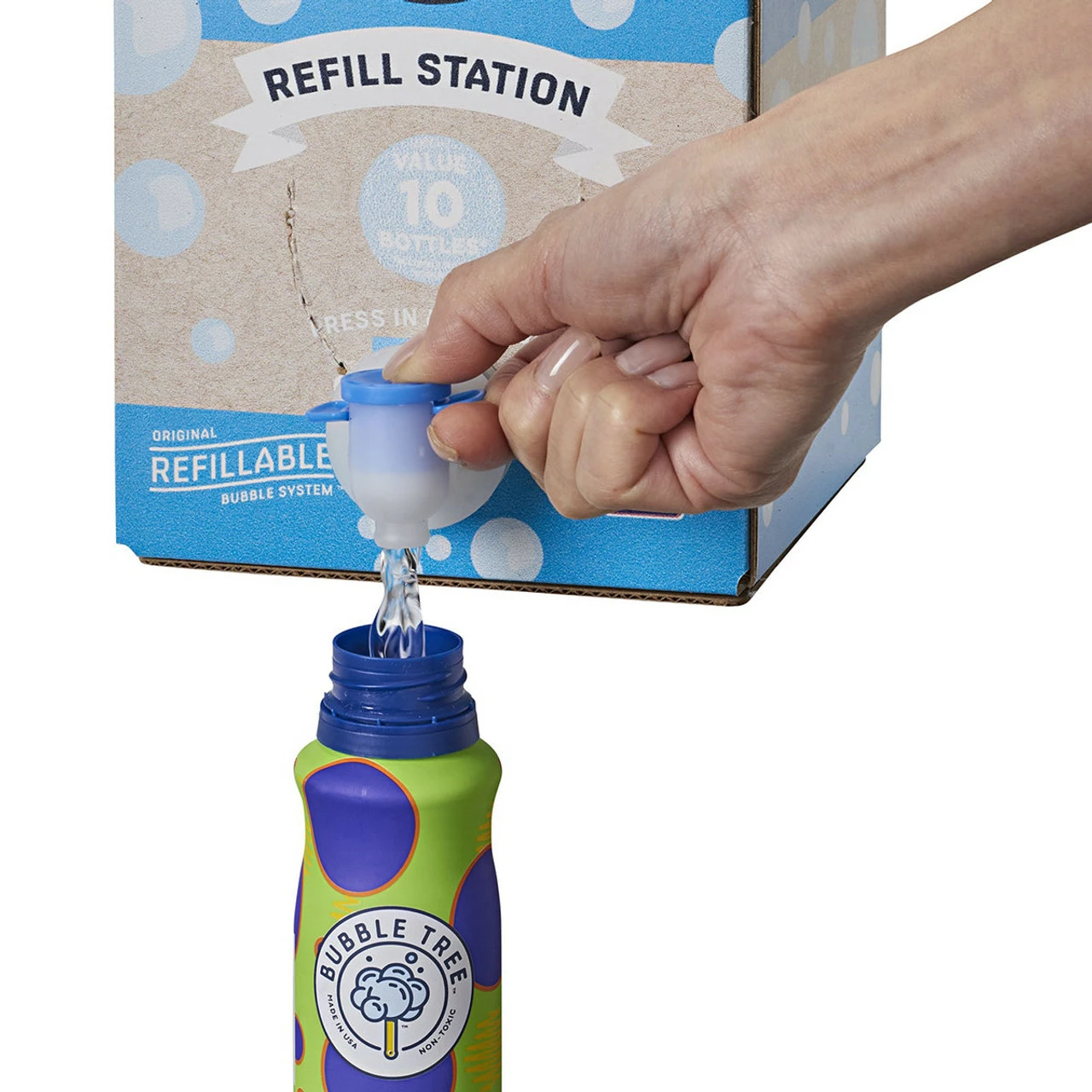 Bubble Tree™ 2 Bottles & 1 Liter Bubble Solution - Image 2
