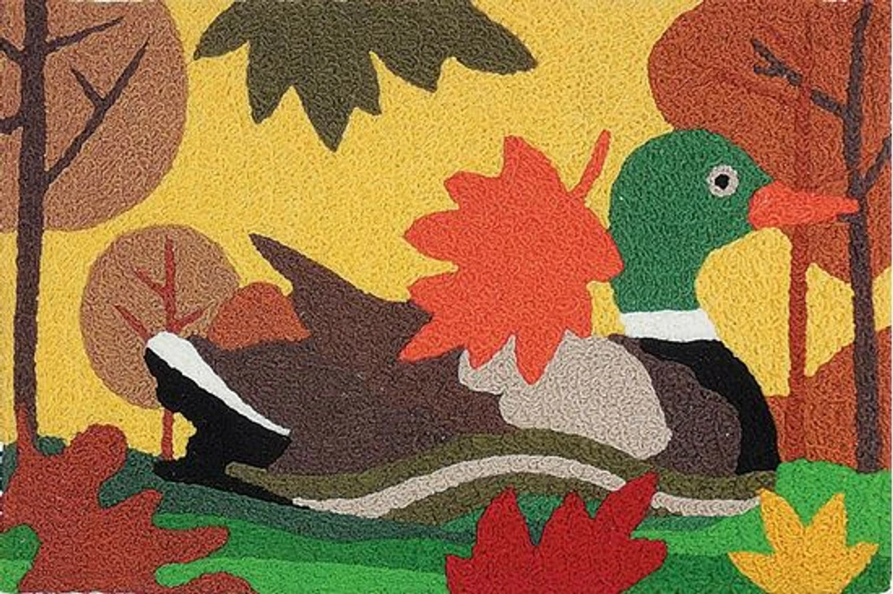 Jellybean Home Comfort Mallard Duck Rug
