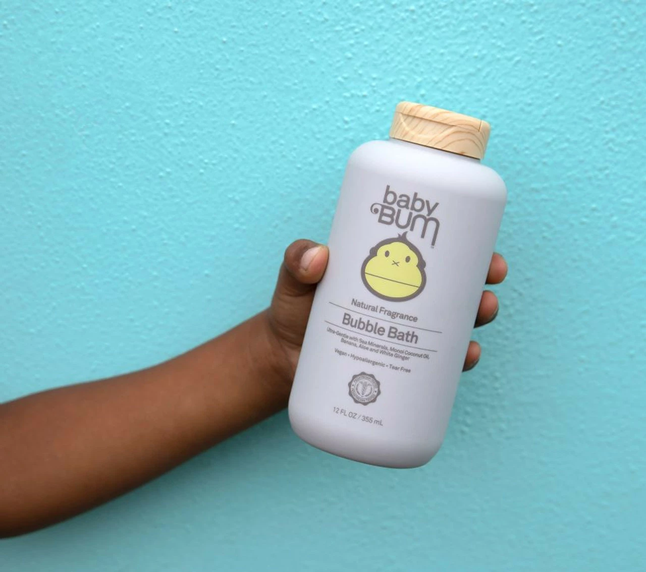 Sun Bum Baby Bum 12 Oz. Bubble Bath - Green Coconut - Image 3