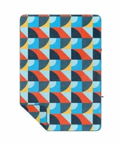 Rumpl Sherpa Fleece Blanket - Geotile Harvest