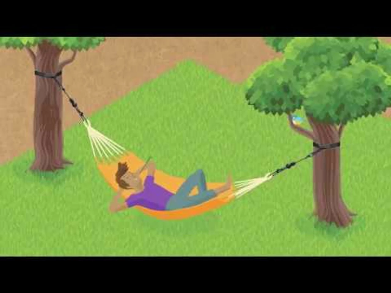 LA SIESTA® TreeMount - Tree And Pole Suspension Set For Hammocks - Black - Image 2