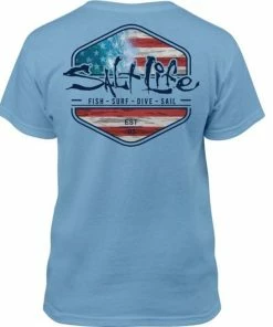 Salt Life® Youth Ameriseas Tee - Sky Blue