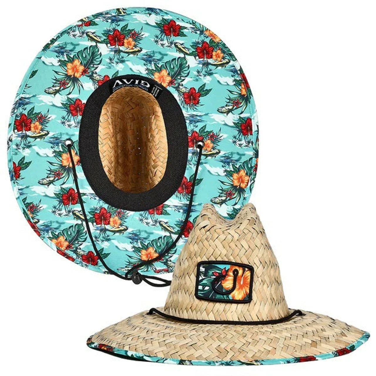 AVID AVH702 Sundaze Straw Hat - Hibiscus Honey