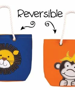 Luvali Convertibles Luvali Kid's Tote-Lion/Monkey