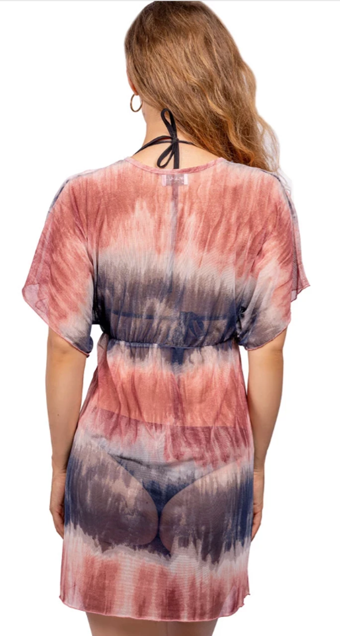 Jordan Taylor V-Neck Dolman Sleeve Tunic - Multicolor - Image 2