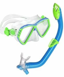 U.S. Divers Youth Snorkel And Mask Set - Blue/Green