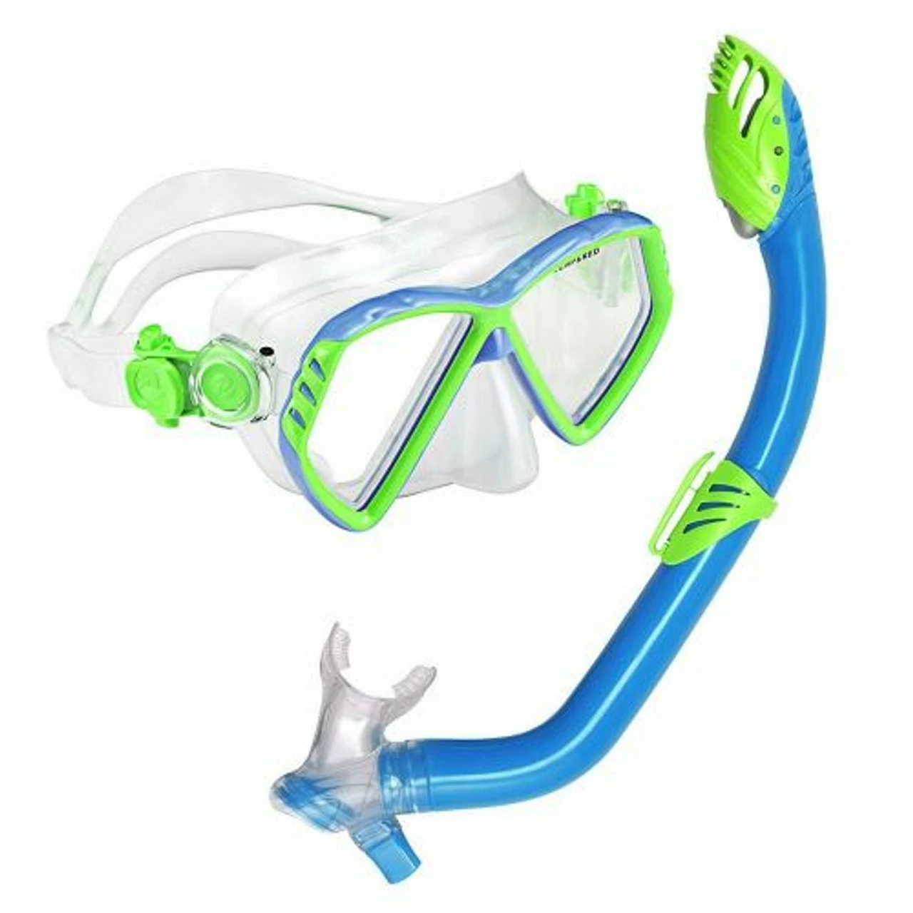 U.S. Divers Youth Snorkel And Mask Set - Blue/Green