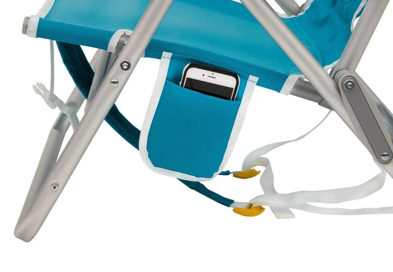 GCI Outdoor™ Backpack Beach Chair™ With SunShade - Saybrook Blue - Image 4