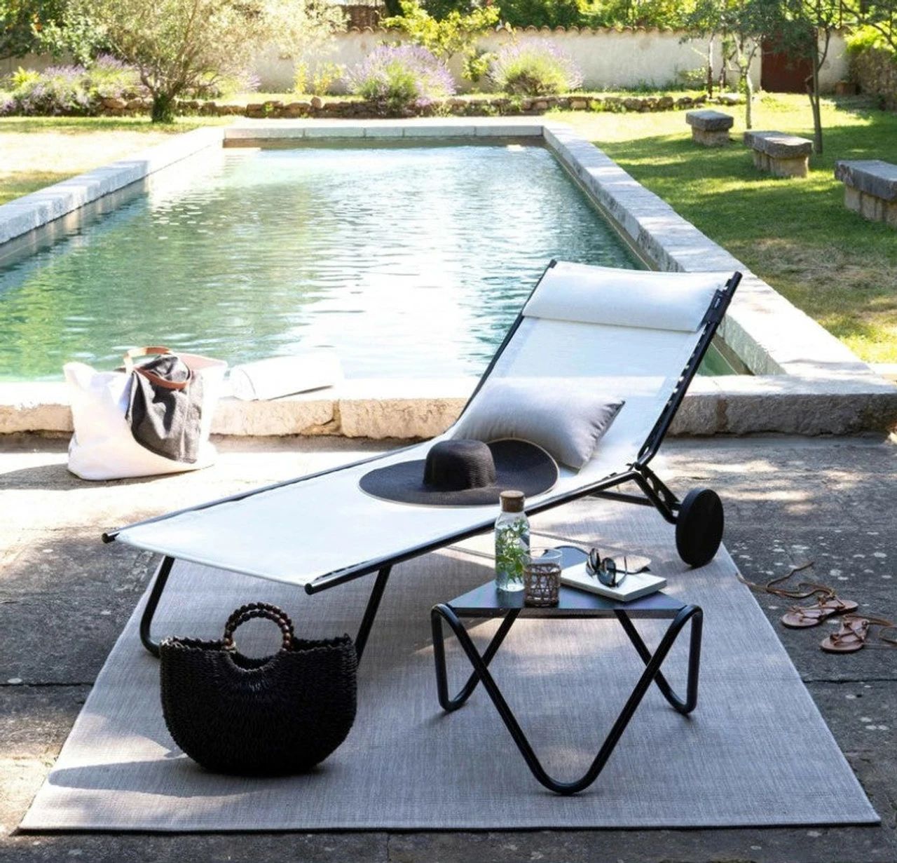 Lafuma® Sunlounger Miami Baityline® Duo - Off White - Ecume - Image 5