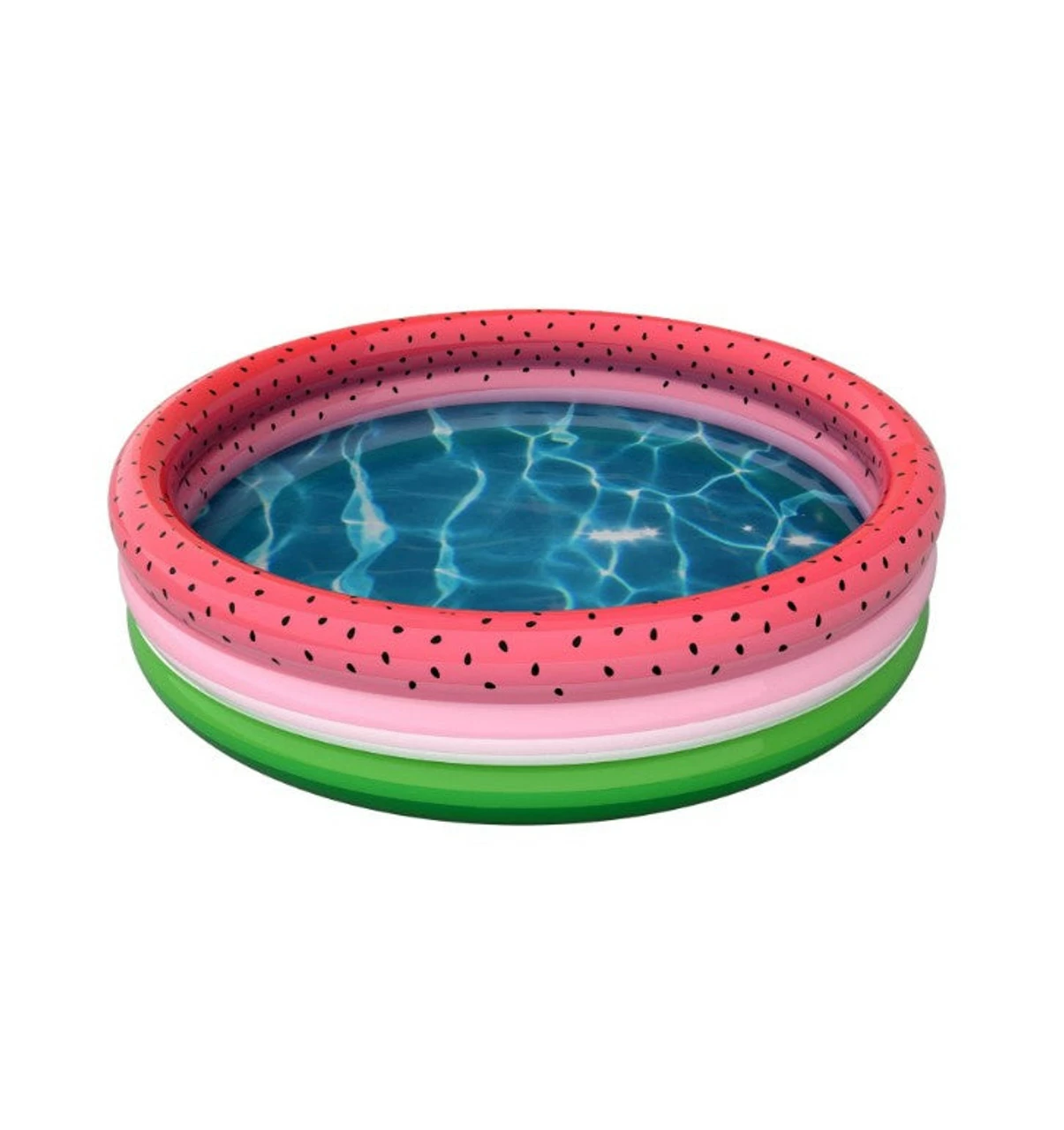 Pool Candy PoolCandy Inflatable Sunning Pool - Watermelon Print - 60x60x15 Inches