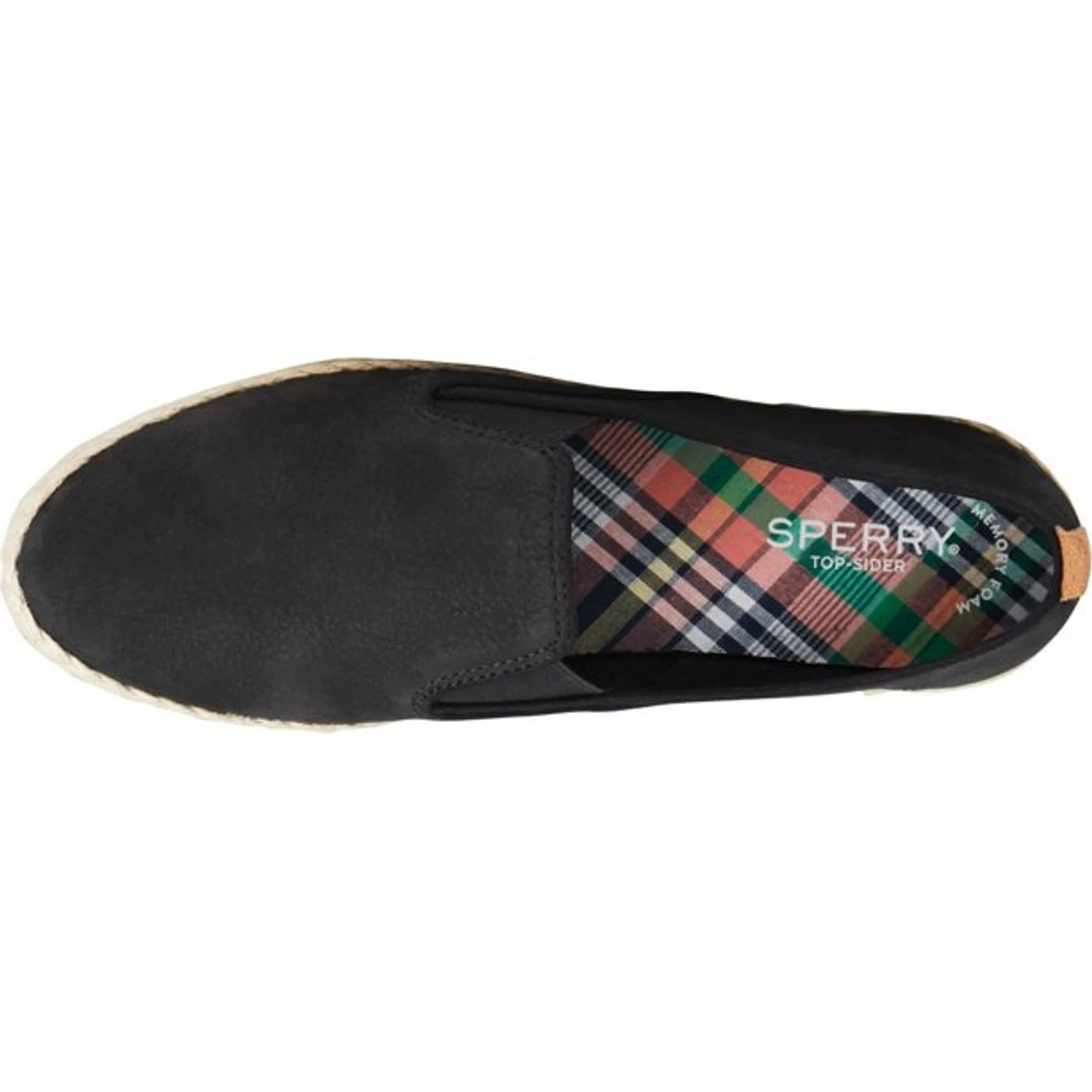 Sperry Top-Sider Sperry® Women's Sailor Twin Gore Leather/Jute Boat Shoe - Black - Image 5