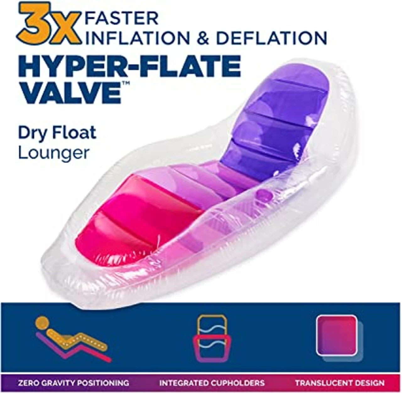 SwimWays Dry Float Lounger - Image 4