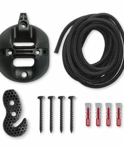 LA SIESTA® CasaMount - Multipurpose Suspension Set For Hammock Chairs - Black