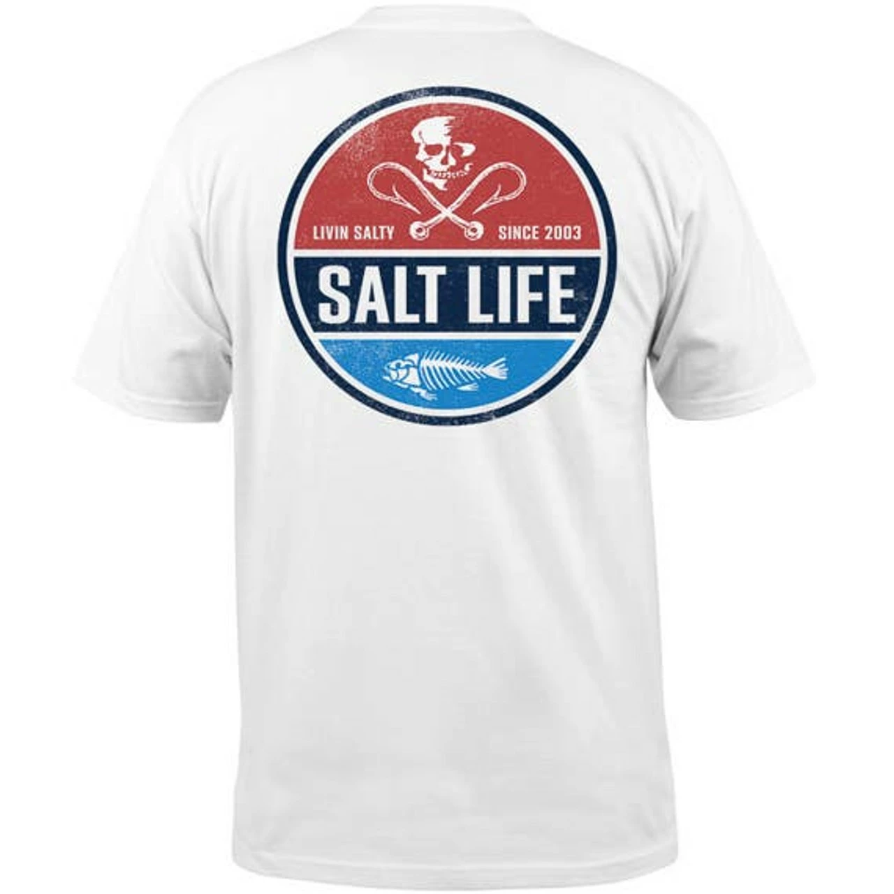 Salt Life® High Seas Short Sleeve Pocket T-Shirt - White