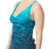 TYR V-NECK TANKINI - BLUE
