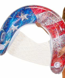 Pool Candy PoolCandy Jumbo Stars & Stripes Glitter Sun Chair