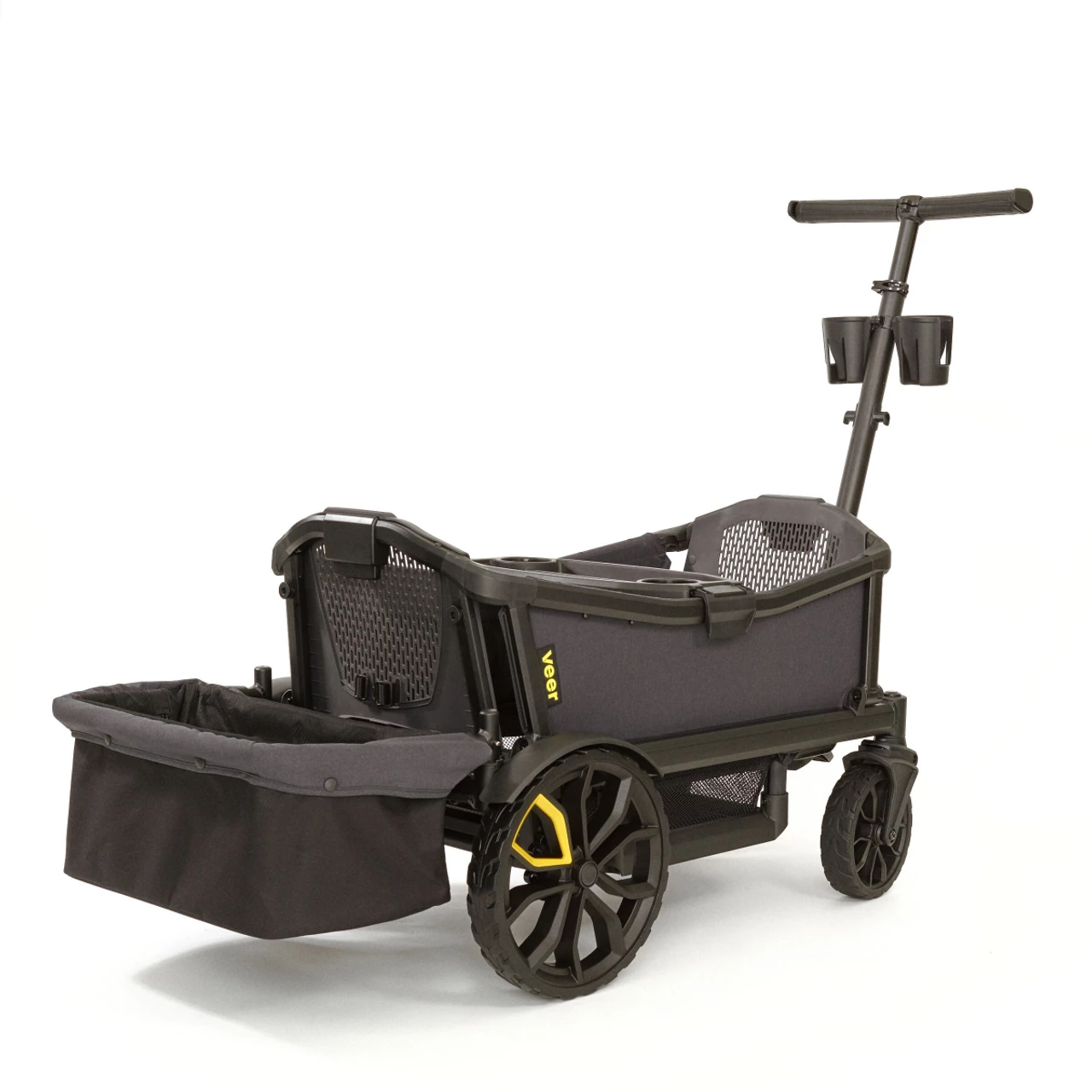 VEER Foldable Rear Basket - BLACK *Cart Not Included* - Image 3