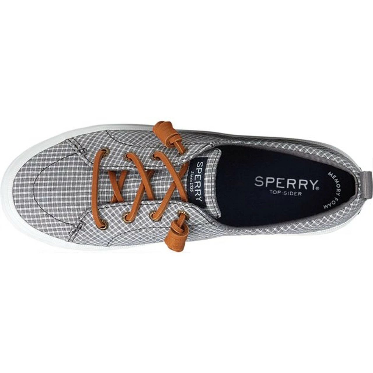 Sperry Top-Sider Sperry® Women's Crest Vibe Mini Check Sneaker - Grey/White - Image 5