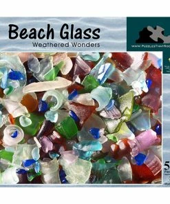 Puzzles That Rock 550 Piece Puzzle - Beach Glass (Weathered Wonders)