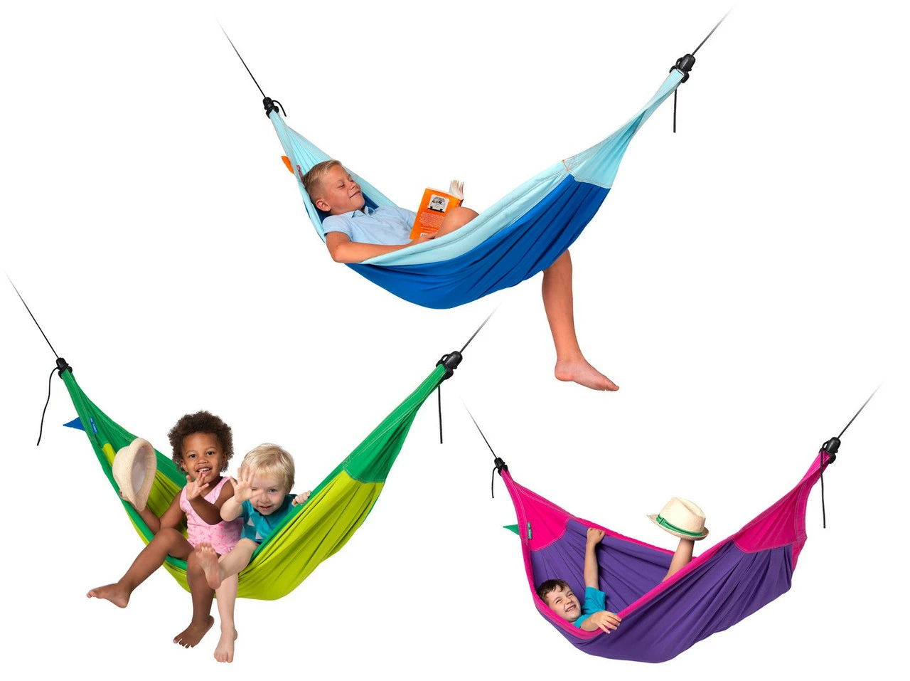 LA SIESTA® Moki - Organic Cotton Kids Hammock With Suspension - Image 2